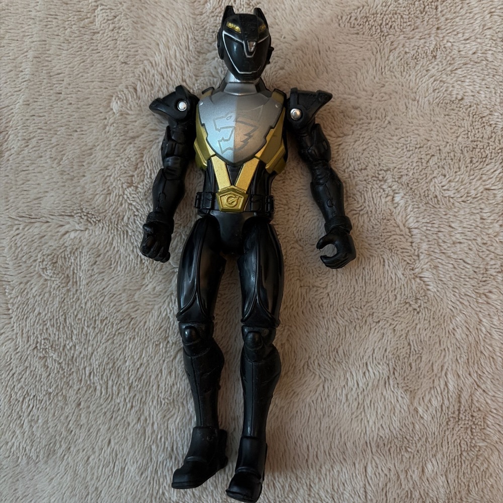 Mighty‎ Morphin Power Rangers RPM Black Wolf Ranger Action Figure 5"